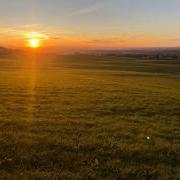 Auerberg Sonnenuntergang